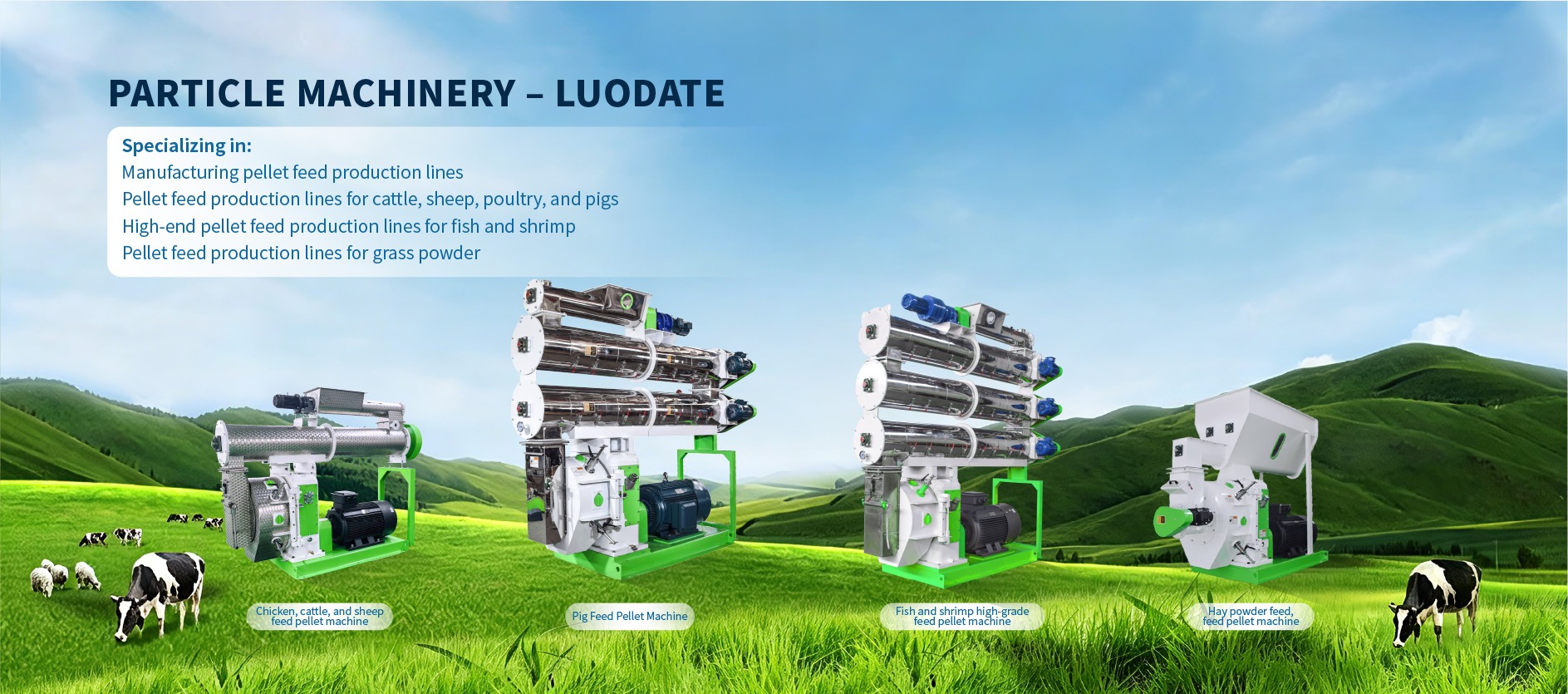 Animal Feed Pellet Machine for Poultry, Livestock and Aquatic Feed - Luodate Manufacturer
