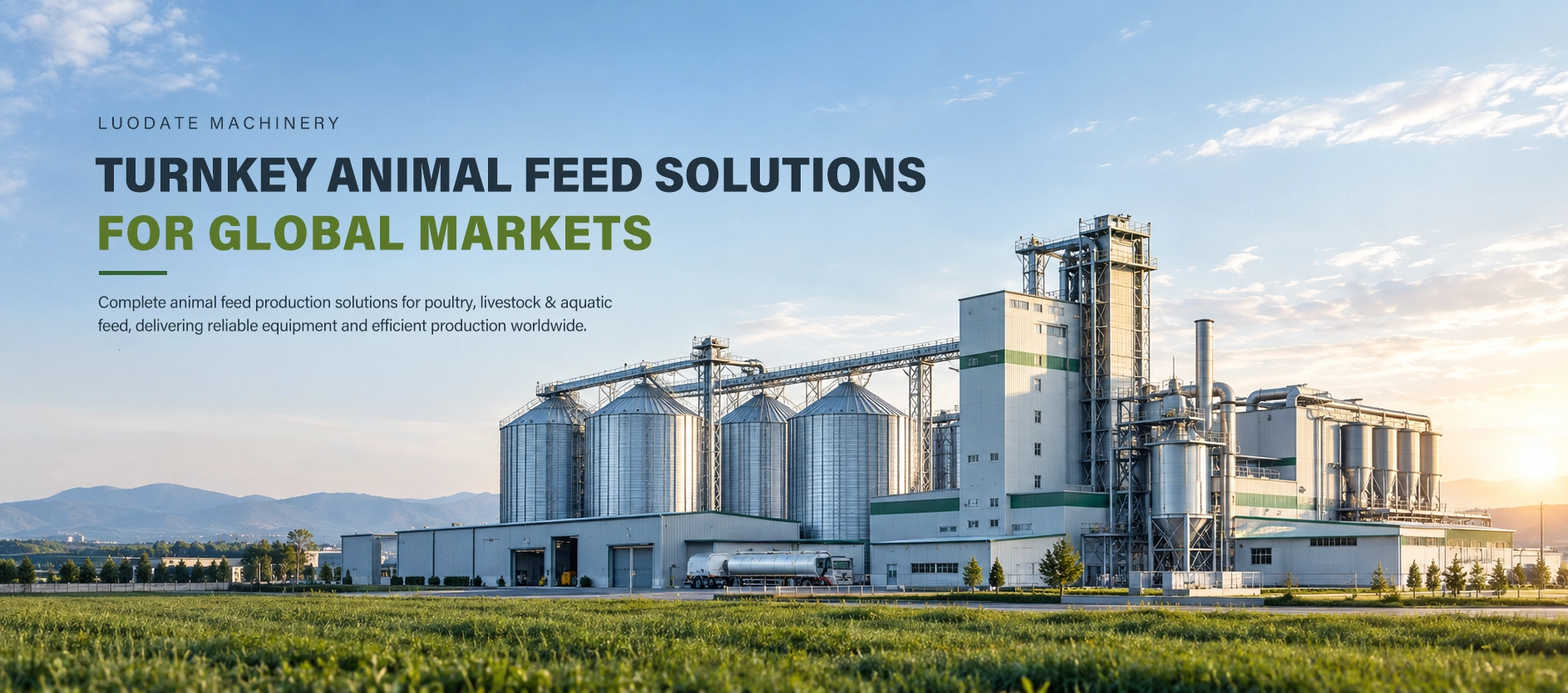 Feed Pellet Mill Manufacturer - Turnkey Animal Feed Production Plant by Luodate Machinery