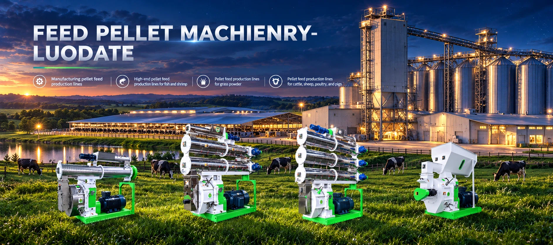 Animal Feed Pellet Machine for Poultry, Livestock and Aquatic Feed - Luodate Manufacturer